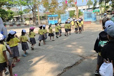Chuyến trải nghiệm tham quan trường Tiểu học  của các bé 5t trường MN Tịnh Khê thật thú vị và ý nghĩa.