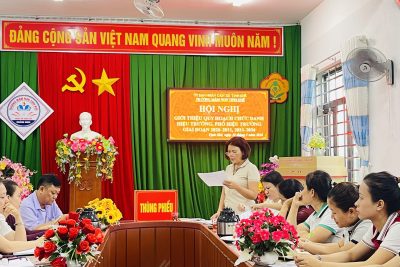 Hội nghị “ Giới thiệu quy hoạch chức danh Hiệu Trưởng, Phó Hiệu Trưởng giai đoạn 2026-2031, 2031-2036”