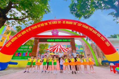 Tham gia hội thi “BÉ KHÉO TAY – BÉ NHANH TRÍ” cấp thành phố.               Năm học: 2022-2023